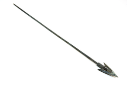 Bronze open cast arrow with long tail Warring