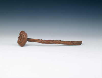 Boxwood ruyi sceptreProbably 17th century