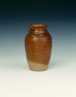 Champa brown glazed jar
14th century