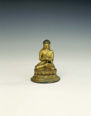 Gilt bronze Sakya Lama
