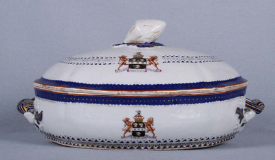 Tureen with the arms of Prattc. 1800