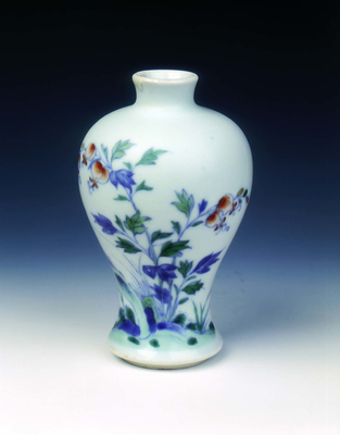 Doucai miniature meiping vaseQing dynasty