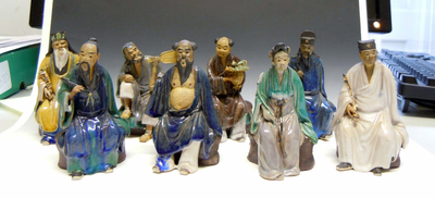 Set of Eight ImmortalsChina (Shekwan