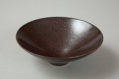 Conical Cizhou-type bowl with spotted iron-rust