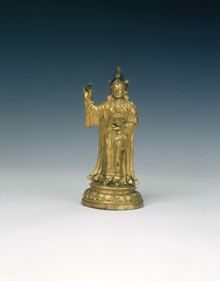 Gilt brass GuanyinLate Ming dynasty