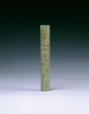 Jade tubular perfume holder