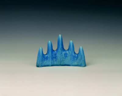 Turquoise glazed five-peaked brushrest