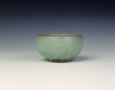 Jun bowl with sky-blue glaze
