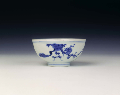 Blue and white bowl
Ming dynasty