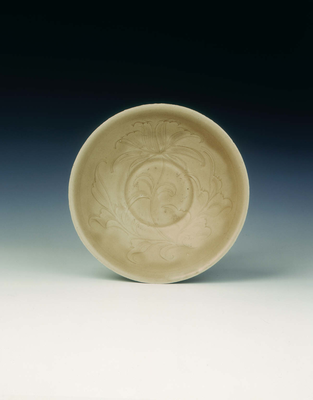 Qingbai bowl with lily sprayLate 11th - early