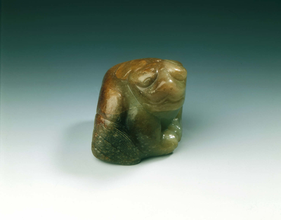 Jade dog-like animalSix Dynasties period