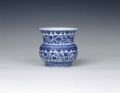 Blue and white leys jarQing dynasty
