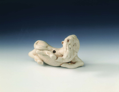 White ceramic horse 
Southern Song dynasty