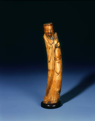 Ivory immortal with reed pipesLate Ming dynasty
